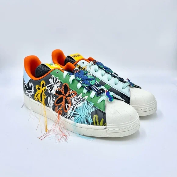 adidas gazelle silver green womens Adidas Consortium GX3823 Sean Wotherspoon SUPEREARTH Superstar Mens  Lifestyle Shoe main image 1